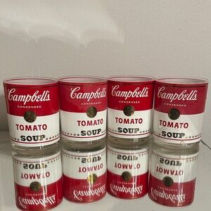 Vintage Campbell's Tomato Soup Glasses - Set of 4
